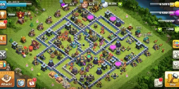 COC184 Maxed TH14 With Epic Hero Equipment Gauntlet Spiky Ball Seismic Slam Frozen Arrow Hog Rider 